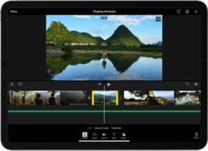 iMovie video editing app for iphone