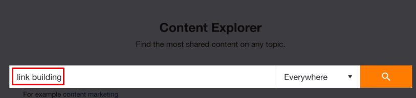 Content Explorer SEO Tool Ahrefs