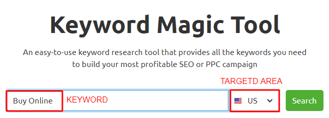 Keyword Magic Tool SEMrush SEO Tools