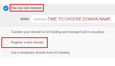 A2 Hosting Domain Name